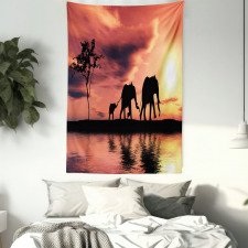 Safari Wild Animals Tapestry