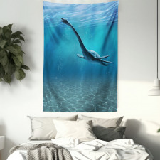 Aquatic Dinosaur Tapestry