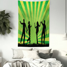 Dancing Youth Shade Art Tapestry