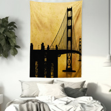 Golden Gate Bridge Art Tapestry