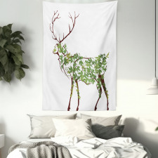 Garden Deer Celebration Tapestry