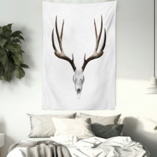 Deer Skull Skeleton Tapestry