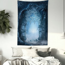 Foggy Palace Tapestry