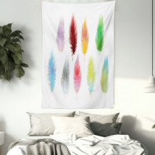 Bohemian Colorful Fluff Tapestry