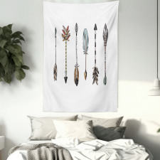 Tribal Arrows Drawn by Hand Tapestry