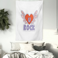 Winged Heart Motivation Tapestry