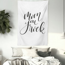 Mother Love Phrase Art Tapestry