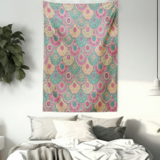 Classic Circular Shape Tapestry