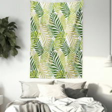 Tropic Exotic Palm Trees Tapestry
