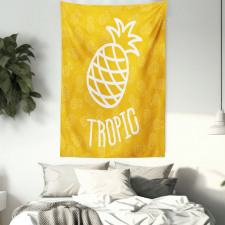 Exotic Pineapple Summer Tapestry