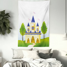 Magic Tale Land Fortress Tapestry