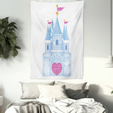 Romantic Fairy Tale Castle Tapestry