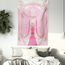 Fantasy Cartoon Room Graphic Tapestry