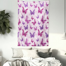 Butterflies Fairy Colors Tapestry