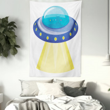 UFO Unknown Flying Object Tapestry