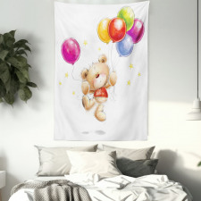 Teddy Bear with Baloon Tapestry