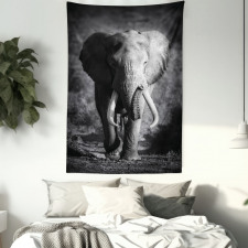 Exotic Wildlife Elephant Tapestry