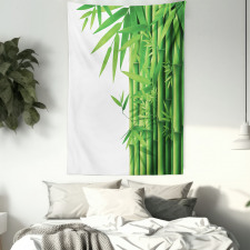 Modern Bamboos Stems Tapestry