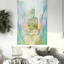 Colorful Blurred Backdrop Tapestry