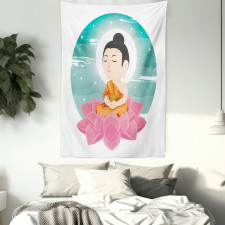 Meditation Lotus Art Tapestry