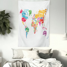 World Europe America Tapestry