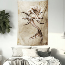 Vintage Mythical Art Tapestry