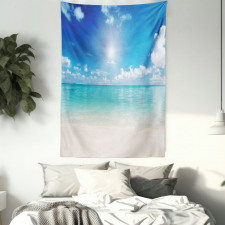 Sky and Tropical Sea Tapestry