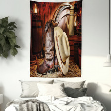 America Retro Rodeo Tapestry