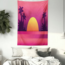 Dramatic and Exotic Scene Tapestry