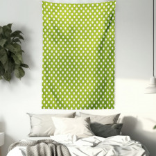 Polka Dots in Retro Style Tapestry