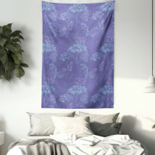 Flowers Sprigs Fennel Art Tapestry