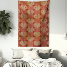 Vintage Striped Swirls Tapestry