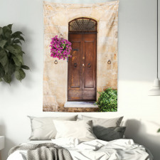 Rusty Wood Door Italian Tapestry