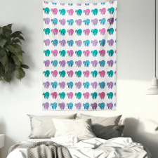 Rhythmic Lazy Animal Tapestry