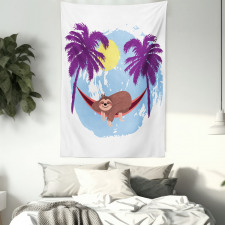 Hammock and Chill Art Tapestry