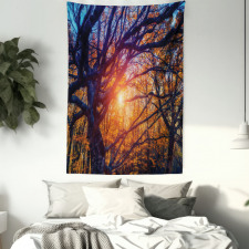 Majestic Trees Woods Tapestry