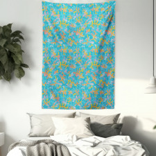 Camouflage Natural Shapes Tapestry