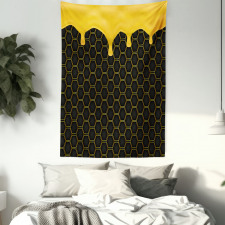 Honeycomb Dripping Beehive Tapestry