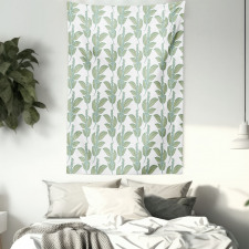 Wild Botanical Blossom Art Tapestry