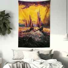 Cruise Ship Sun Tapestry