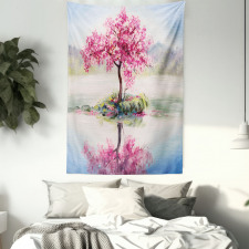 Japanese Cherry Tree Tapestry