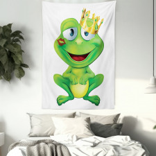 Crown Frog Prince Tapestry