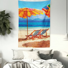 Sea of Thailand Beach Tapestry