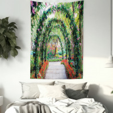 Flower Arches Plants Tapestry