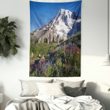 Spring Mt. Rainier Photo Tapestry