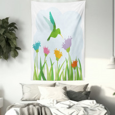 Garden Art Hummingbird Tapestry