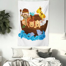 Animals in Nature Tapestry