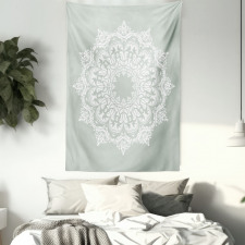 Damask Floral Motifs Tapestry