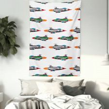 Jets Aviation Design Tapestry