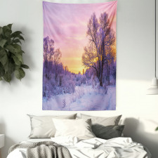 Landscape with Sunset Tapestry